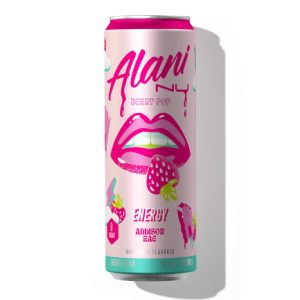 Alani Nu Energy Drinks - 12 Cans, Berry Pop (Addison Rae Edition)