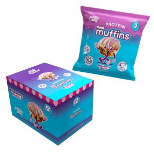 Alpha Prime Bites Protein Mini Muffins - 12 Pack, Blueberry Muffin
