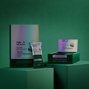 Icelandic Ultra Spirulina Brain Performance Bar Box - 12 Bars